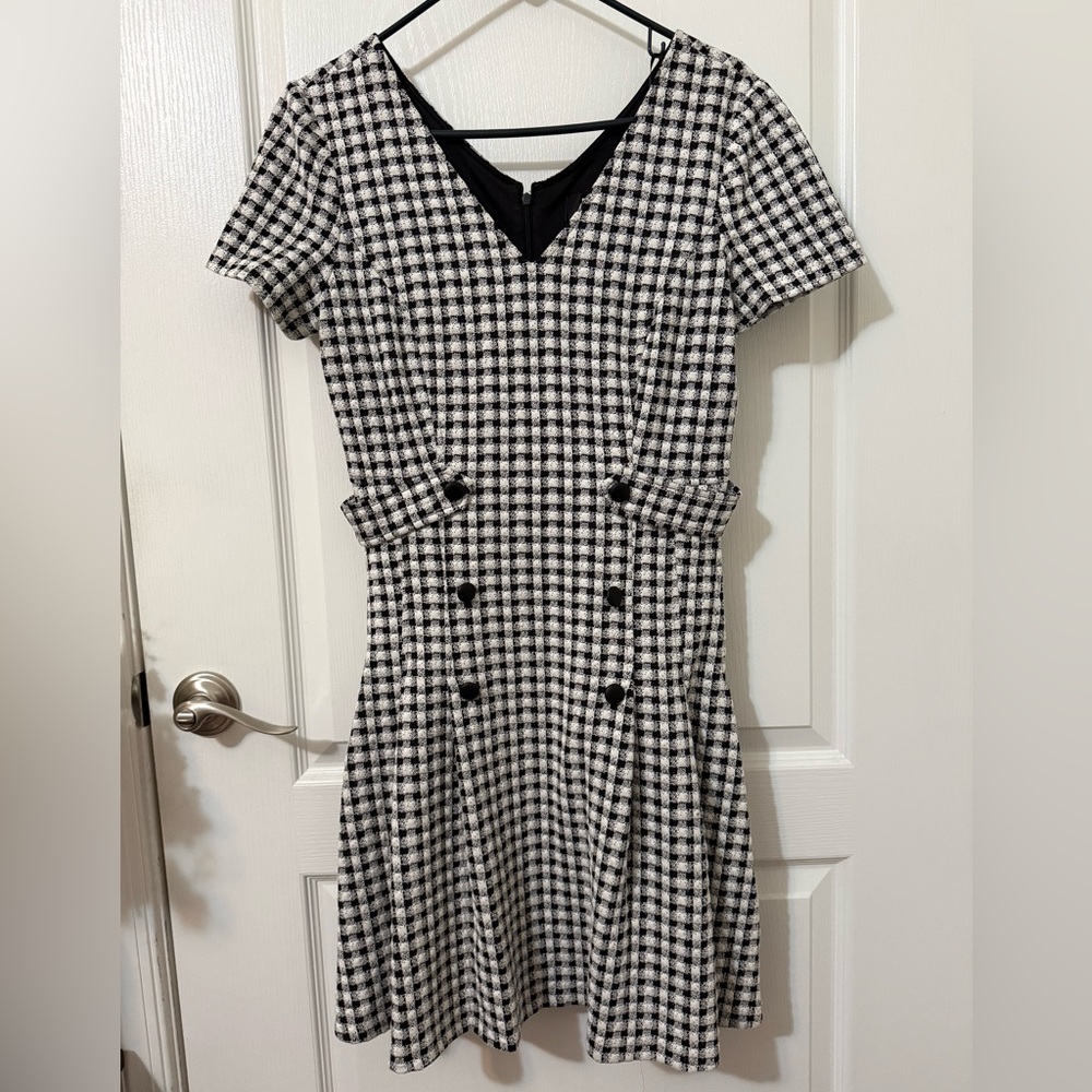 DKNY Black and White Women’s Mini Dress